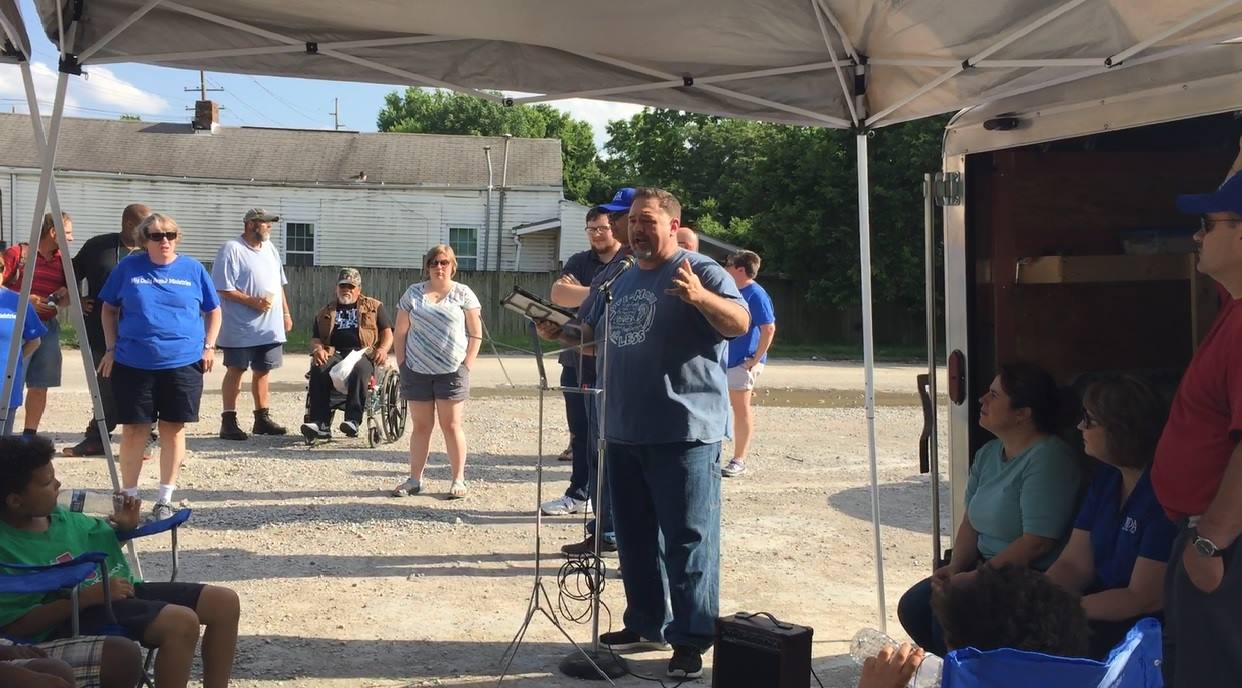 Street Church "Jonny's Wagon Brings The Gospel To Our Homeless"